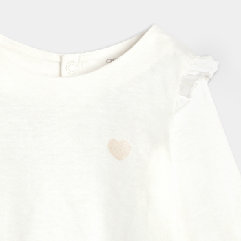 توب بأكمام طويلة وكشكشة،...